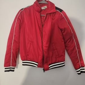 Red Bomber Jacket